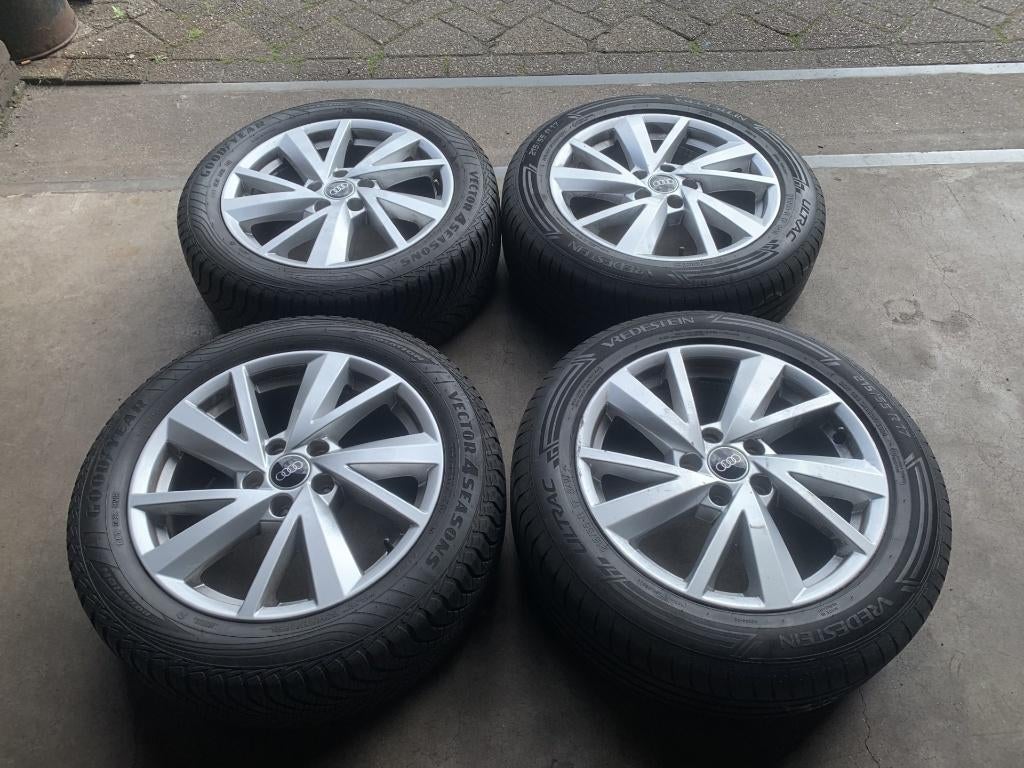 AUDI Q2 T-ROC PASSAT SEAT SKODA VELGEN + BANDEN 215 55 R17, Auto diversen, Tuning en Styling, Ophalen of Verzenden