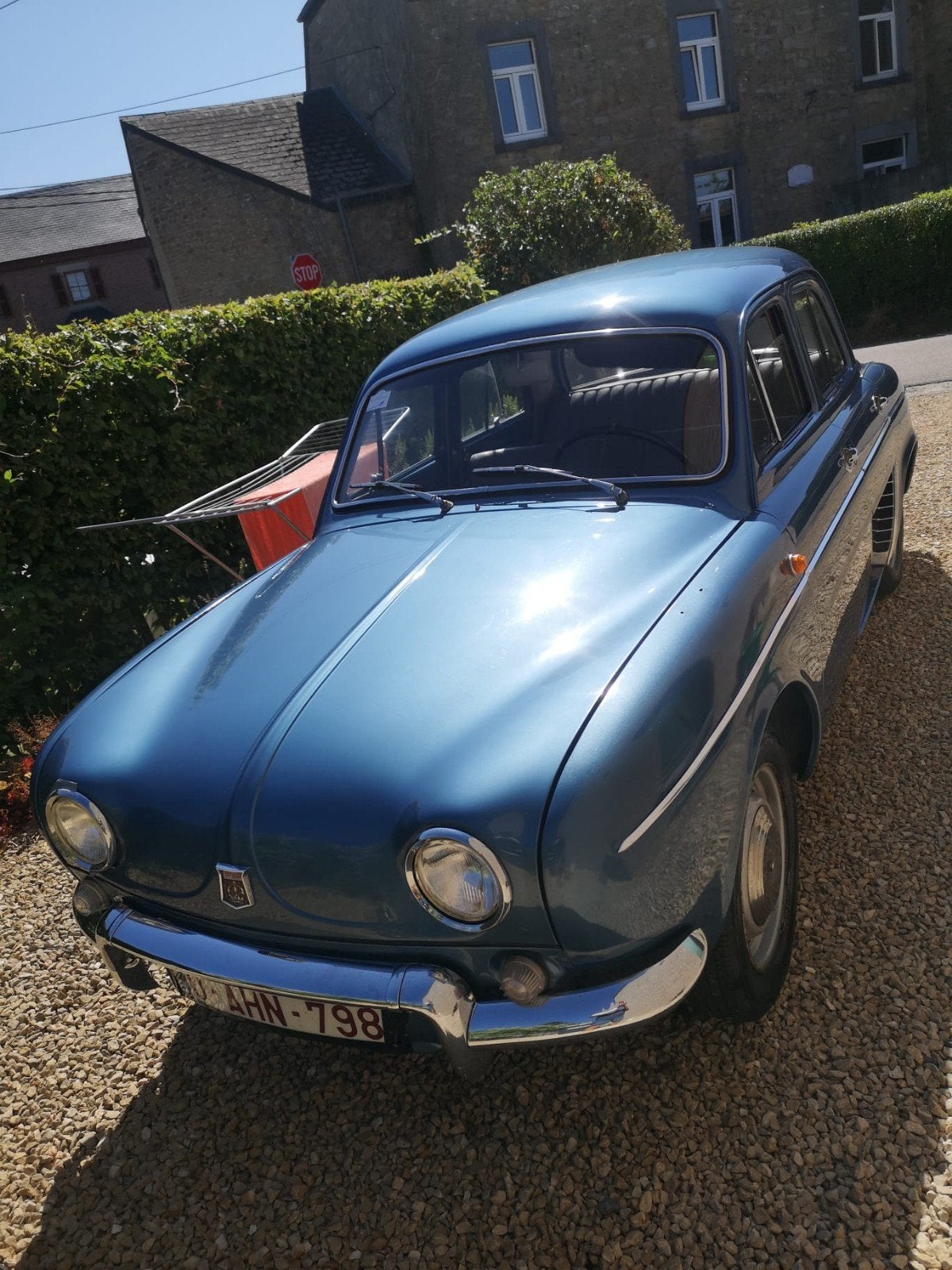 Renault Dauphine, Auto's, 4 deurs, Beige, 845 cc, Berline