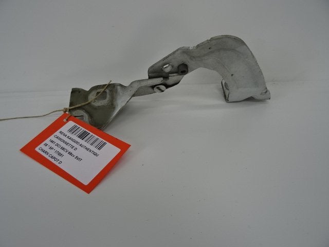CHARNIERE DE CAPOT DROIT Renault Kangoo (KC), Renault, Mevr. I. Hauben, Utilisé, Rue de l'Espoir 34 34
4030  GRIVEGNÉE, BE