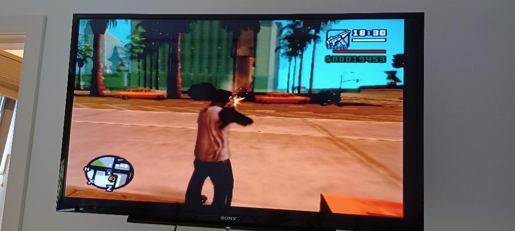 Playstation 2 in goede staat, Games en Spelcomputers, Spelcomputers | Sony PlayStation 2, Ophalen, Met games, Met 2 controllers