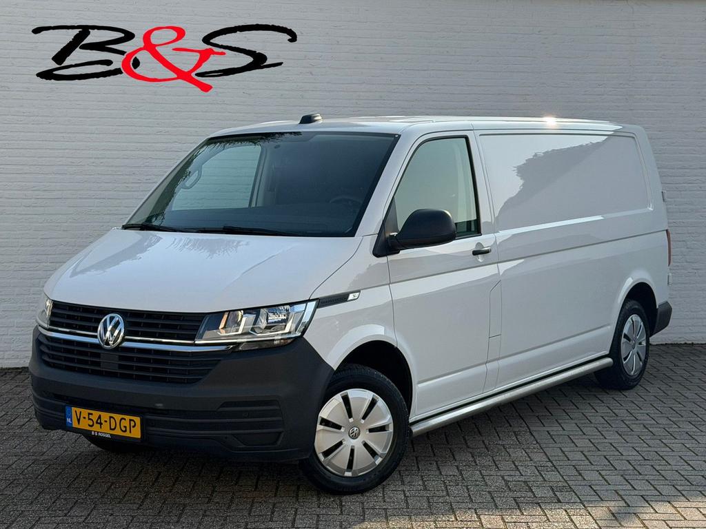 Volkswagen Transporter 2.0 TDI L2H1 Trekhaak Pdc V+A Carplay, Auto's, Bestelwagens en Lichte vracht, Parkeersensor, Wit, Bedrijf