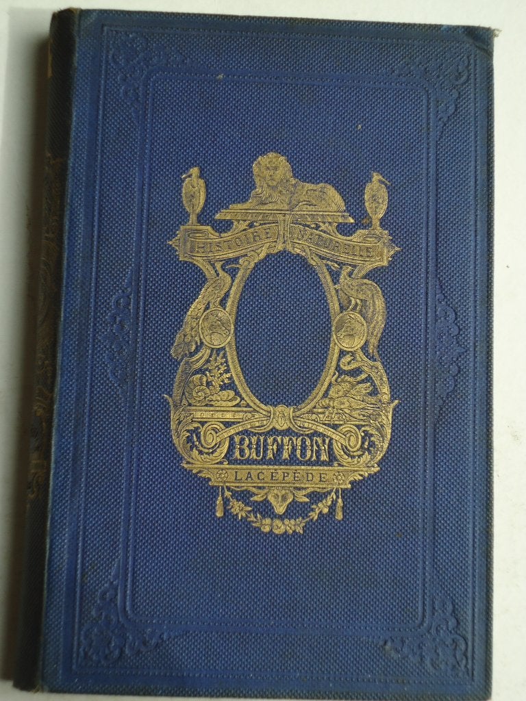 1868 BUFFON et de LACEPEDE‎‎ Histoire naturelle des animaux, Enlèvement ou Envoi