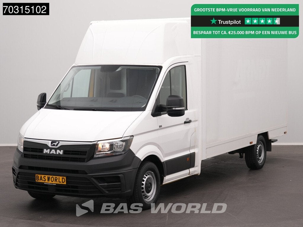 MAN TGE 3.100 Bakwagen Verkoopwagen Foodtruck Meubelbak Koff, Stof, Gebruikt, Euro 6, 4 cilinders