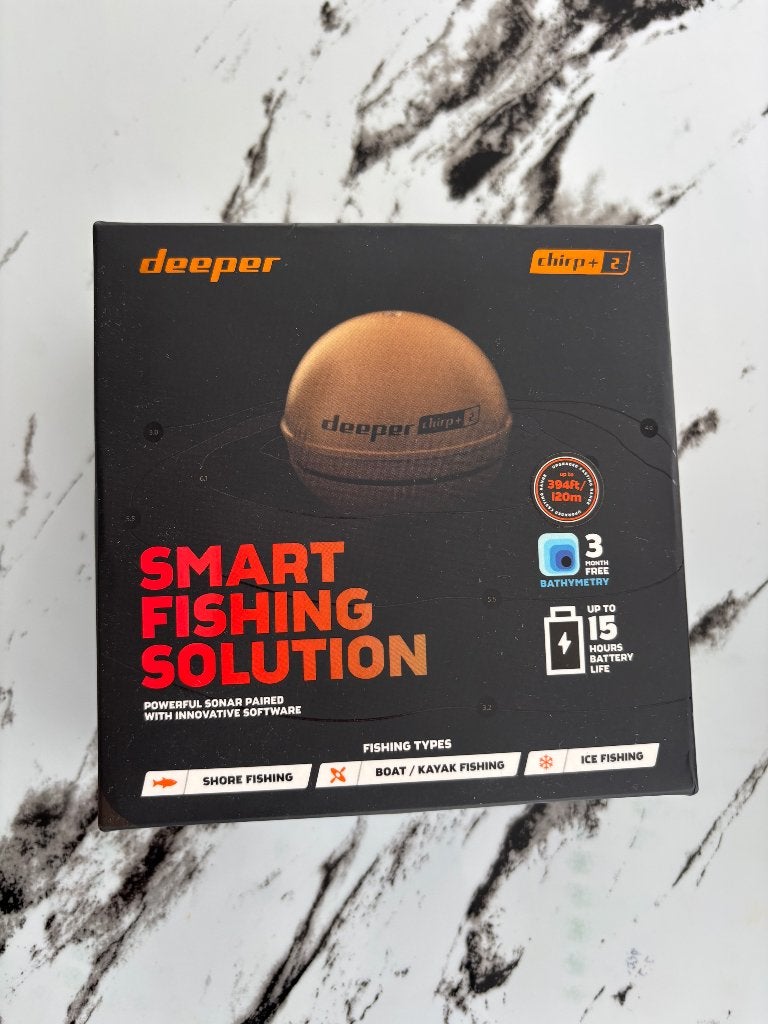 Deeper CHIRP+ 2 Fishfinder, Watersport en Boten, Ophalen of Verzenden, Zo goed als nieuw, Overige typen