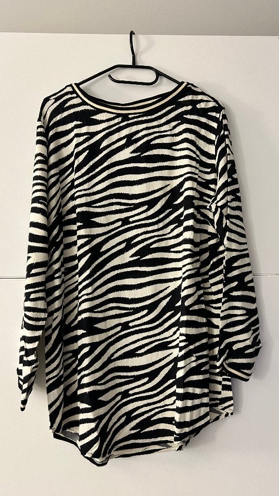 JDY zwarte blouse met witte strepen, Taille 42/44 (L), Enlèvement ou Envoi, Comme neuf, JDY