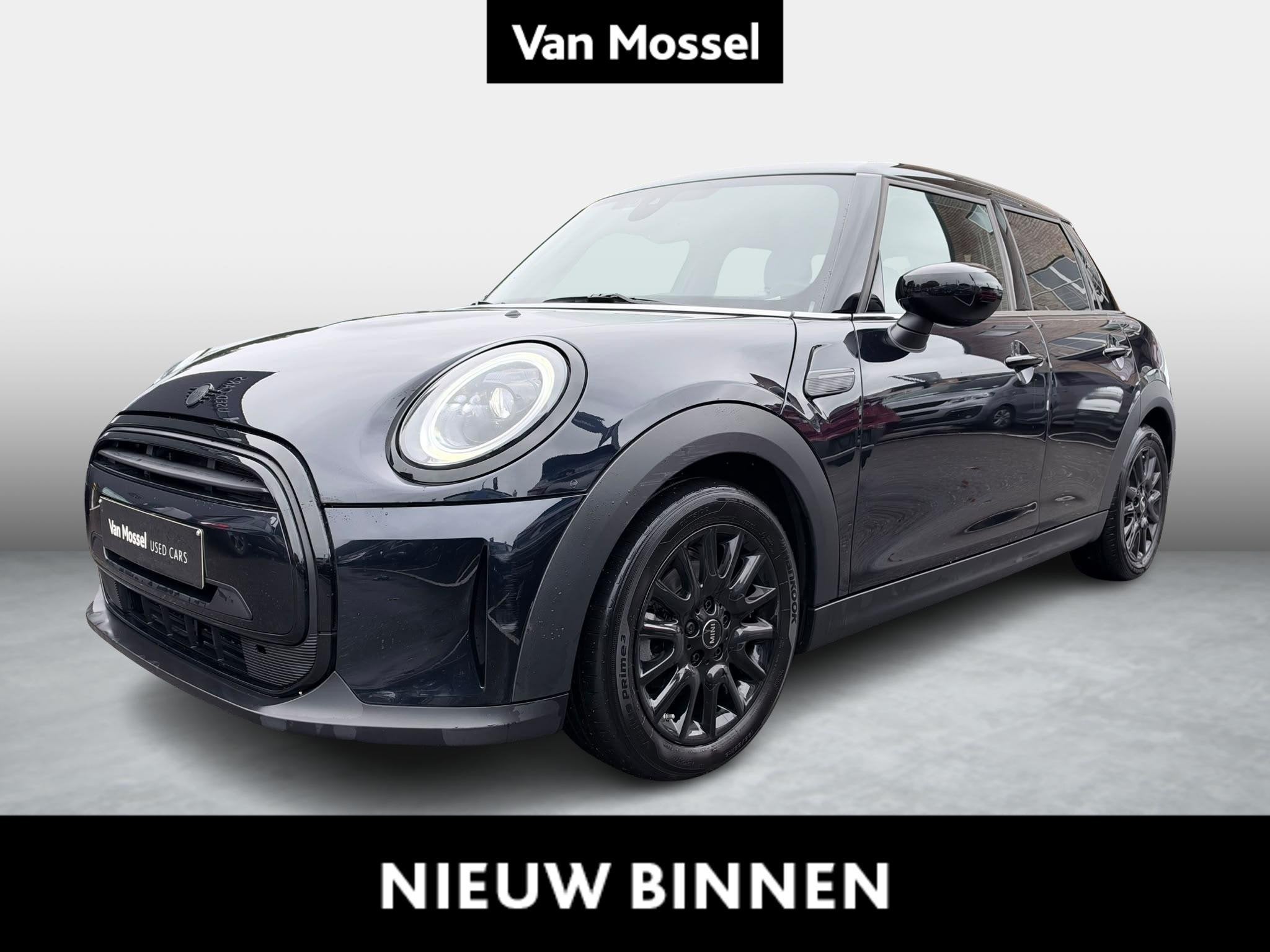 Mini Mini 5 door Cooper (100 kW), Dealer onderhouden, Stof, Gebruikt, Zwart