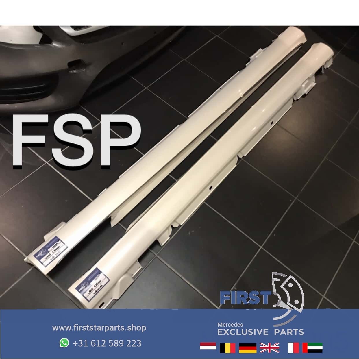 W205 S205 SIDESKIRT LINKS RECHTS Mercedes C Klasse ZIJSKIRT, Auto-onderdelen, Gebruikt, -, Links, Ophalen of Verzenden