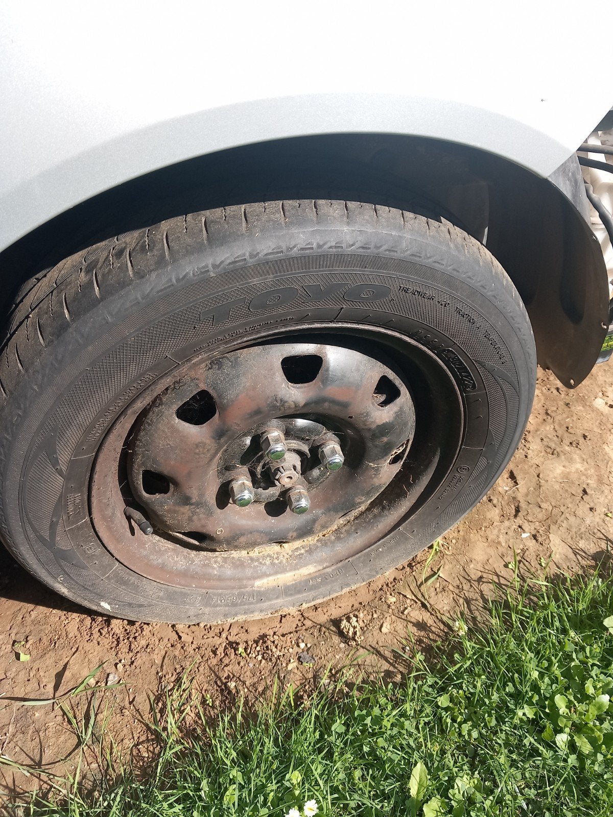 JANTE EN TOLE HYUNDAI GETZ 14 POUCE (BIEN LIRE), Enlèvement, Utilisé, 14 pouces, Jante(s)
