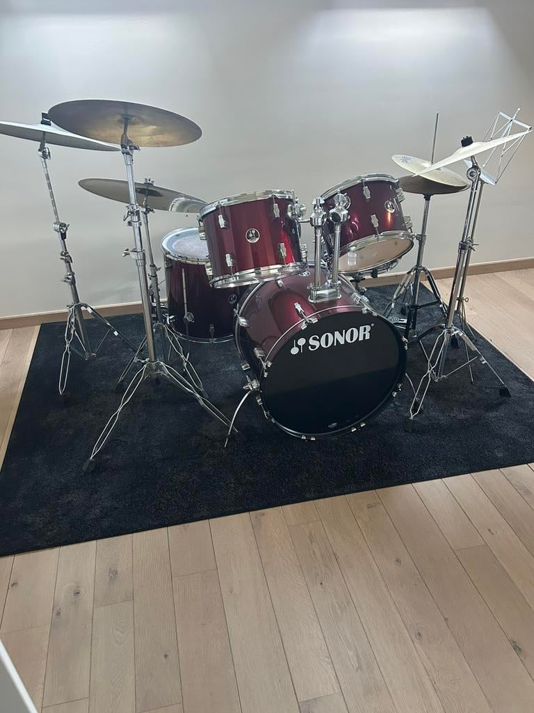 Drumstel Sonor Force 507, Musique & Instruments, Enlèvement, Utilisé, Sorento