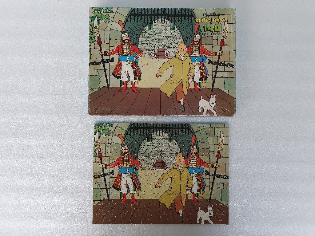 Puzzel Kuifje Tintin 140 (Wild Horse), Verzamelen, Ophalen of Verzenden, Kuifje, Gebruikt
