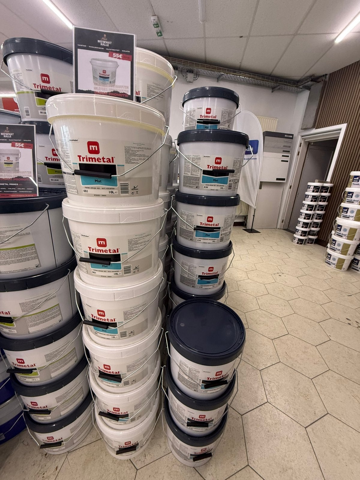 ‼️PEINTURE TRIMETAL A PRIX FOU‼️, Doe-het-zelf en Bouw, Ophalen, Nieuw, Wit, Verf