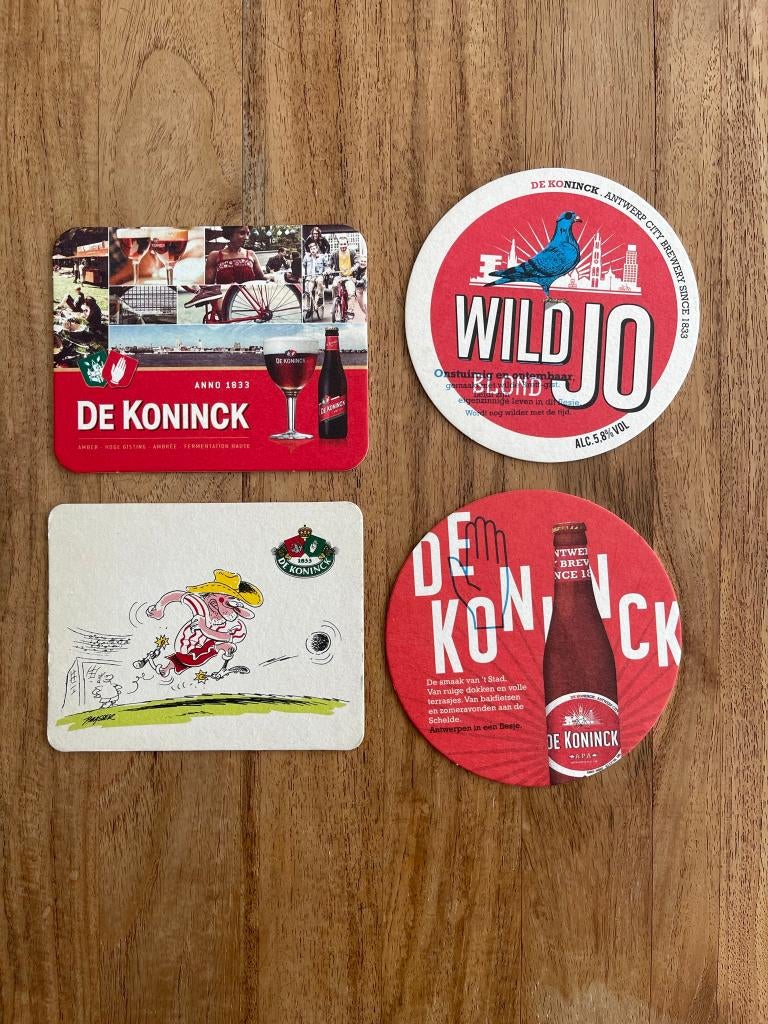 Bierviltjes - DE KONINCK MIX, Verzamelen, Biermerken, Ophalen of Verzenden, Zo goed als nieuw, Viltje(s), De Koninck