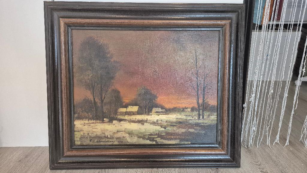 Schilderij van R. Mulders, Enlèvement