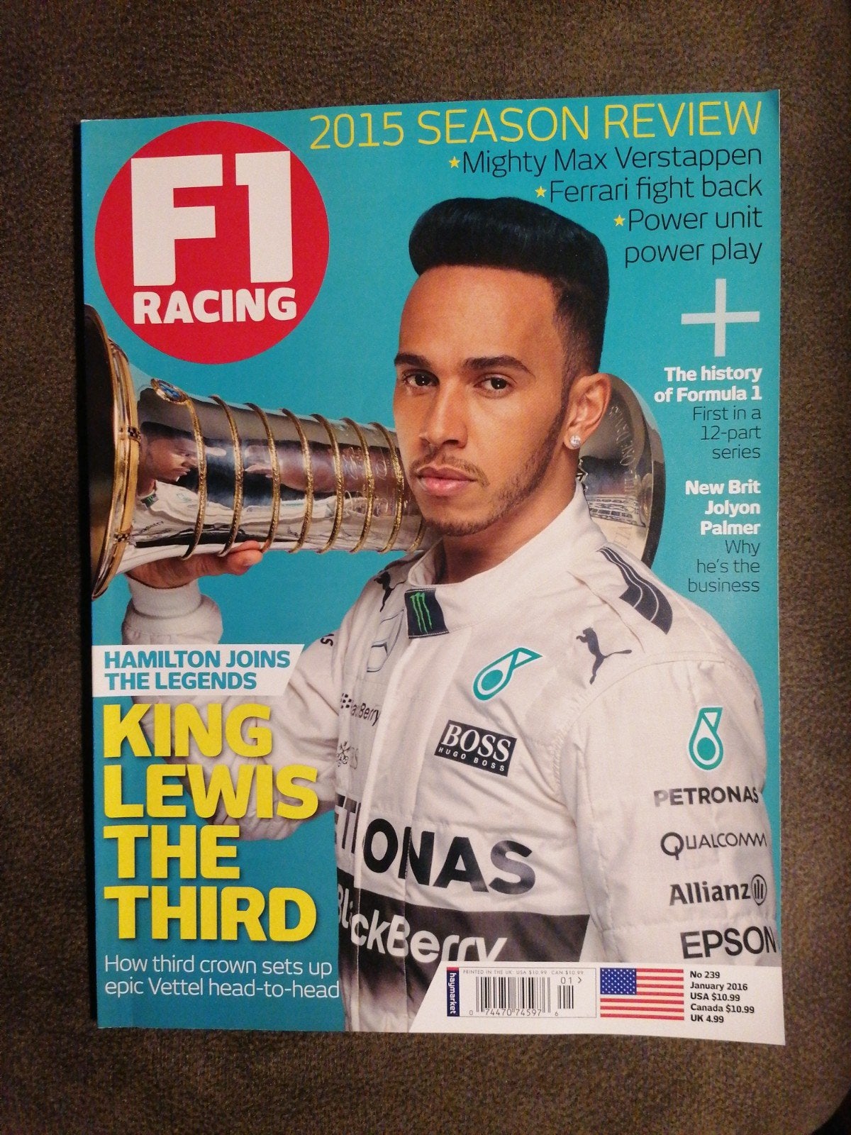 Brits F1 magazine seizoen 2016 (12st), Ophalen of Verzenden, Gebruikt, Formule 1