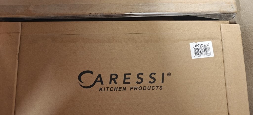 Caressi CAPP3434R10 dubbele RVS spoelbak – ongebruikt, Doe-het-zelf en Bouw, Ophalen, Nieuw, Inox, Overige typen