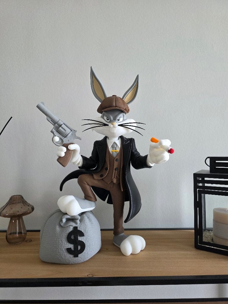 Bugs bunny decoratie, Huis en Inrichting, Woonaccessoires | Overige, Ophalen of Verzenden, Nieuw, Meerkleurig, Modern