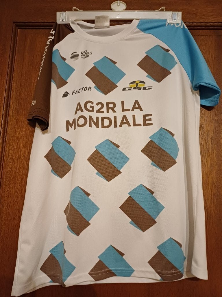 Maillot cyclisme AG2R La Mondiale 2017 - Officiel GSG -, Envoi, Comme neuf, Vêtements