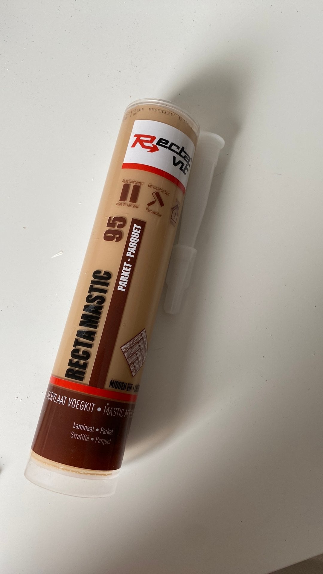 Rectavit 95 Parket Laminaat acrylaat voegkit Midden Eik., Doe-het-zelf en Bouw, Ophalen