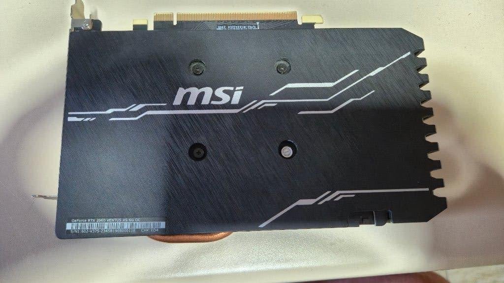 MSI GeForce RTX 2060 VENTUS XS 6G OC, Computers en Software, Videokaarten, Zo goed als nieuw, Nvidia, PCI, GDDR6, HDMI, DisplayPort