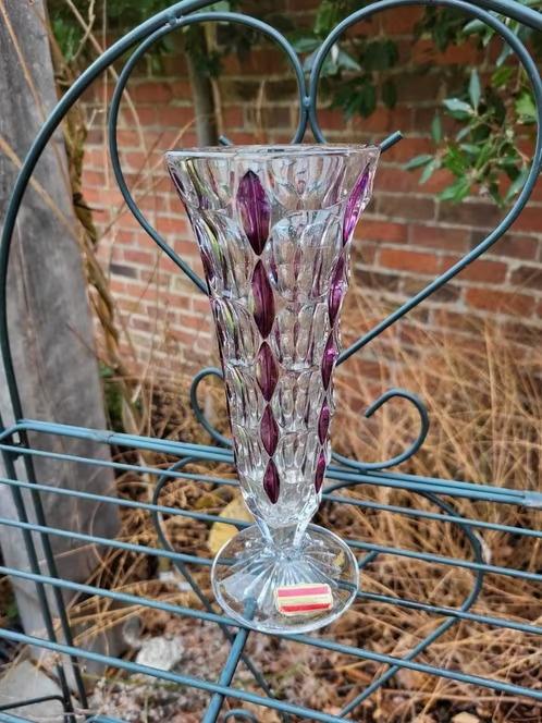 Vase en cristal vintage, bleikristall, Enlèvement