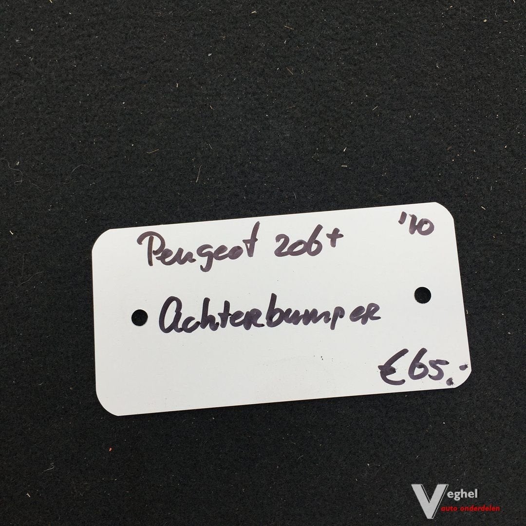 Peugeot 206+ 2010  Achterbumper, Ophalen, Gebruikt, -, -