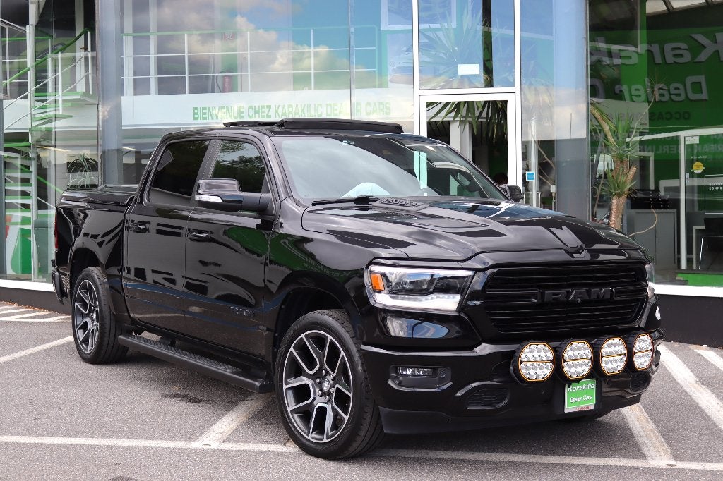 DODGE RAM 5.7i 401CV LPG 200L SPORT TOIT PANO FULL TVAC, Auto's, Automaat, Dealer onderhouden, 295 kW, Zwart