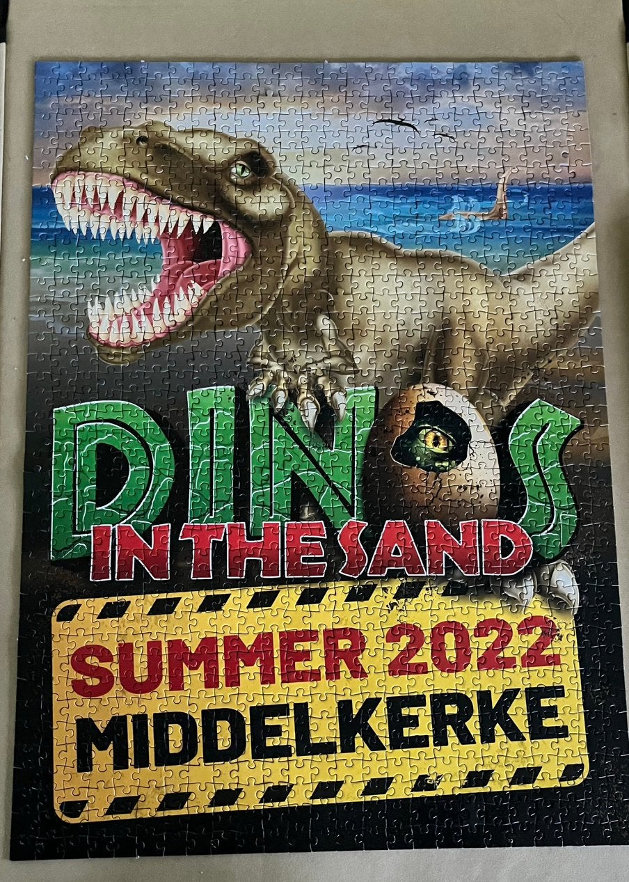 Puzzel dino 1000, Ophalen of Verzenden, Zo goed als nieuw