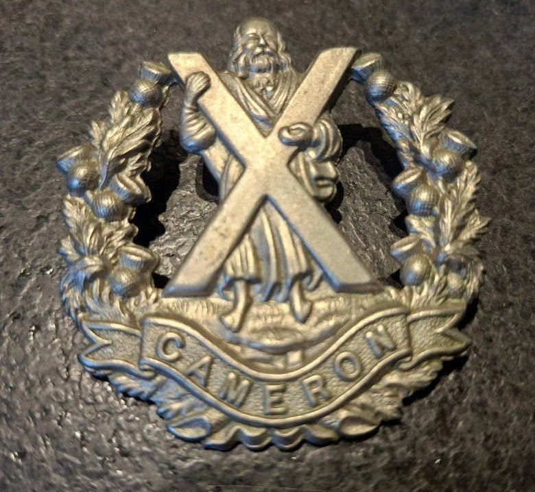 ww1 schotse cap badge, Ophalen of Verzenden