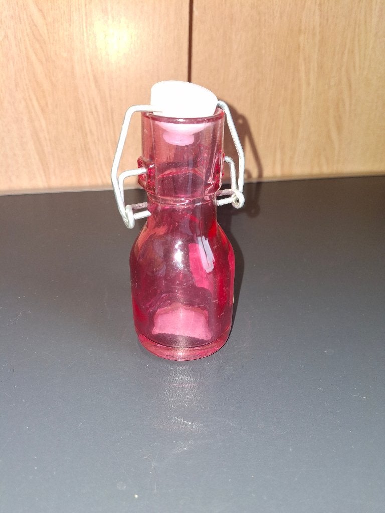 bouteille (petite) rose, Maison & Meubles, Enlèvement ou Envoi, Neuf, Rose, Verre