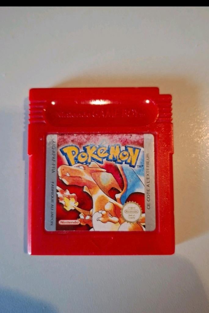 Cartouche gameboy pokemon rouge, Enlèvement ou Envoi