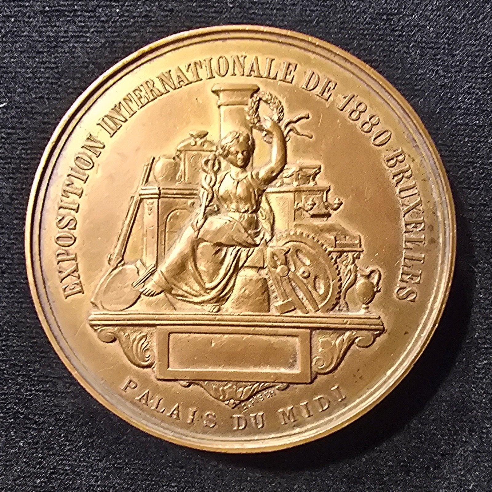Médaille exposition international 1880 Bruxelles Palais Midi, Enlèvement ou Envoi