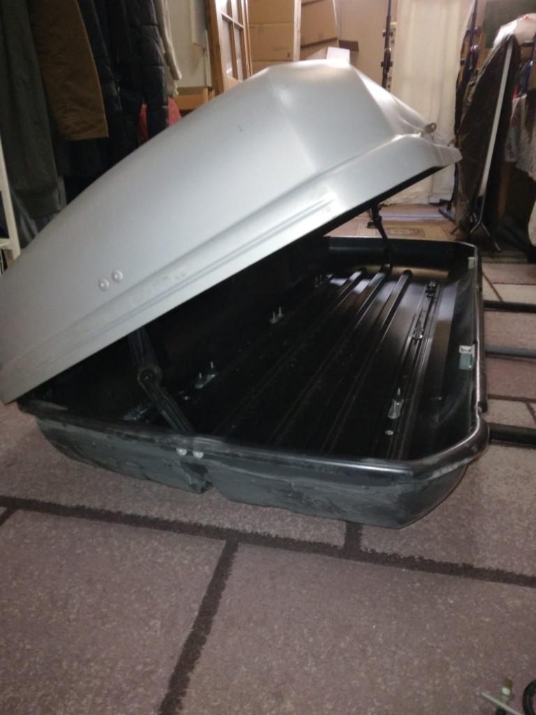 Coffre de toit 450l, Autos : Divers, Coffres de toit, Utilisé, Enlèvement