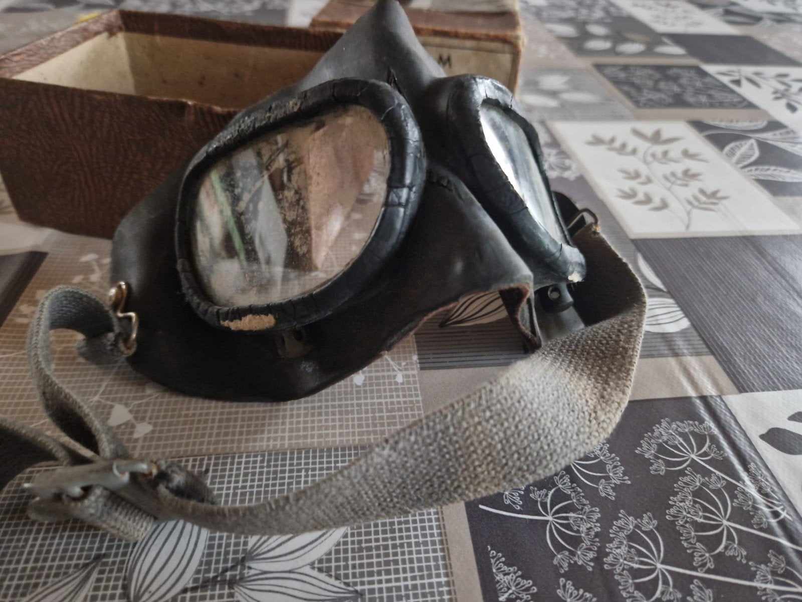 ww2 Britse moto bril Goggles, Ophalen of Verzenden