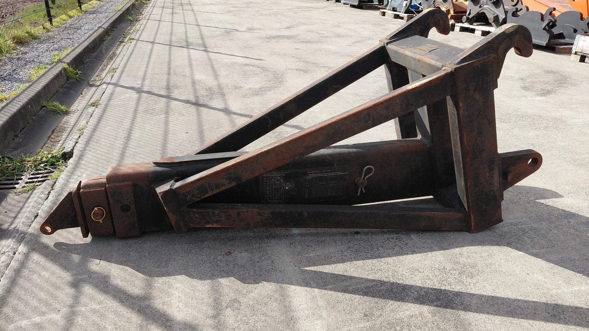 Caterpillar IT jib extendable for wheel loader