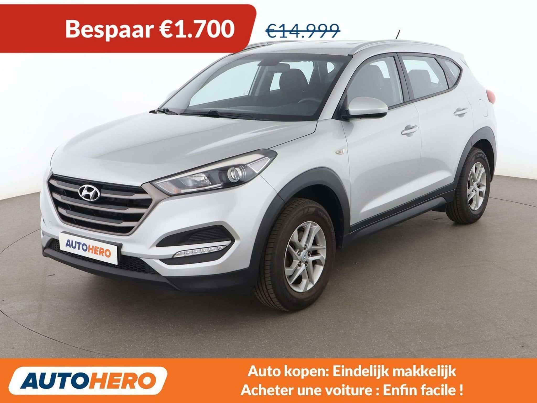 Hyundai Tucson 1.6 Classic blue 2WD (bj 2016), Voorwielaandrijving, Stof, Gebruikt, USB