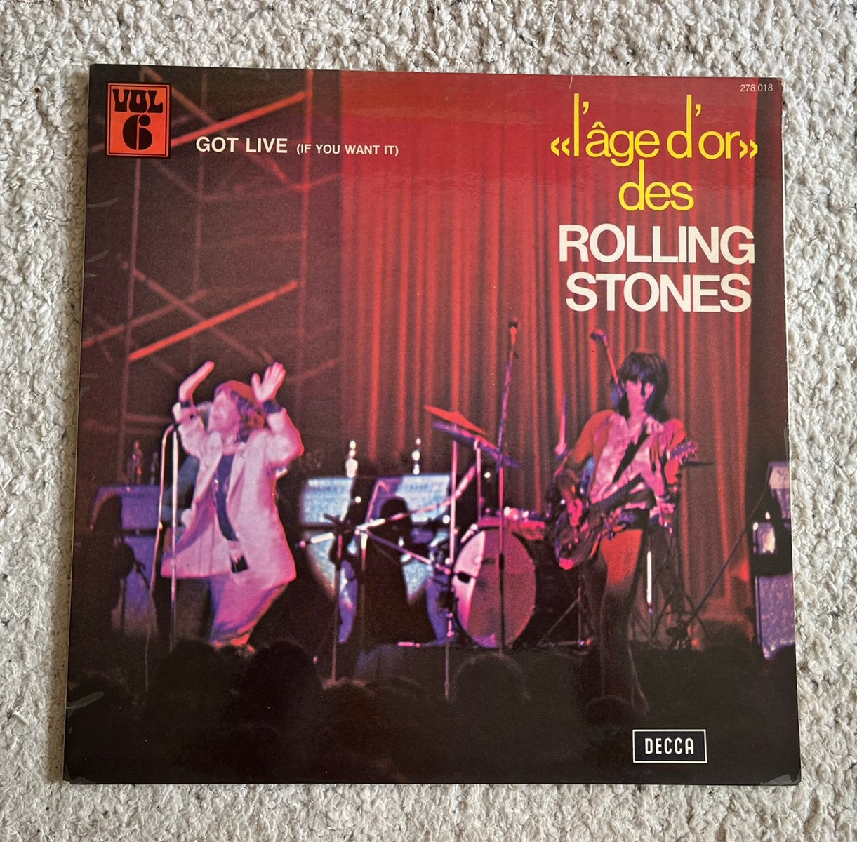 Lp The Rolling Stones, L’age d’or, Ophalen of Verzenden, Gebruikt