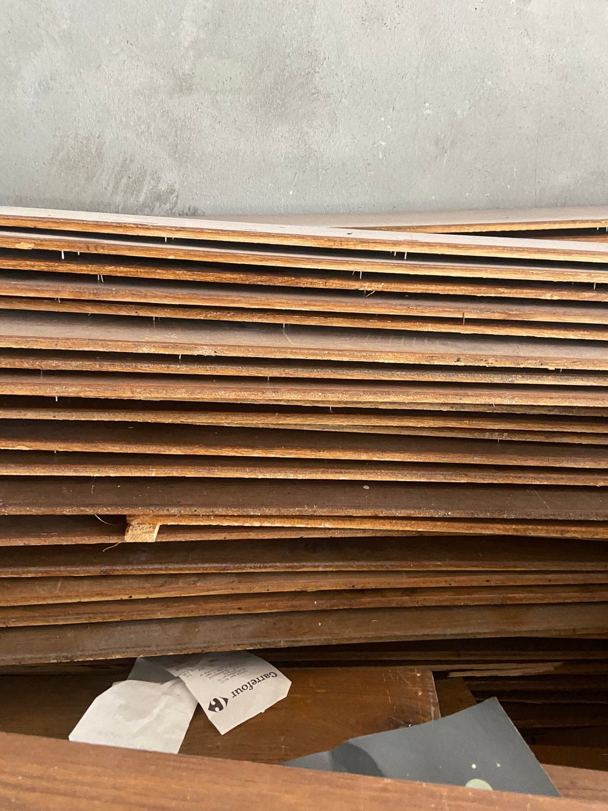 Eiken parket voor hergebruik, Ophalen, Zo goed als nieuw, Hout