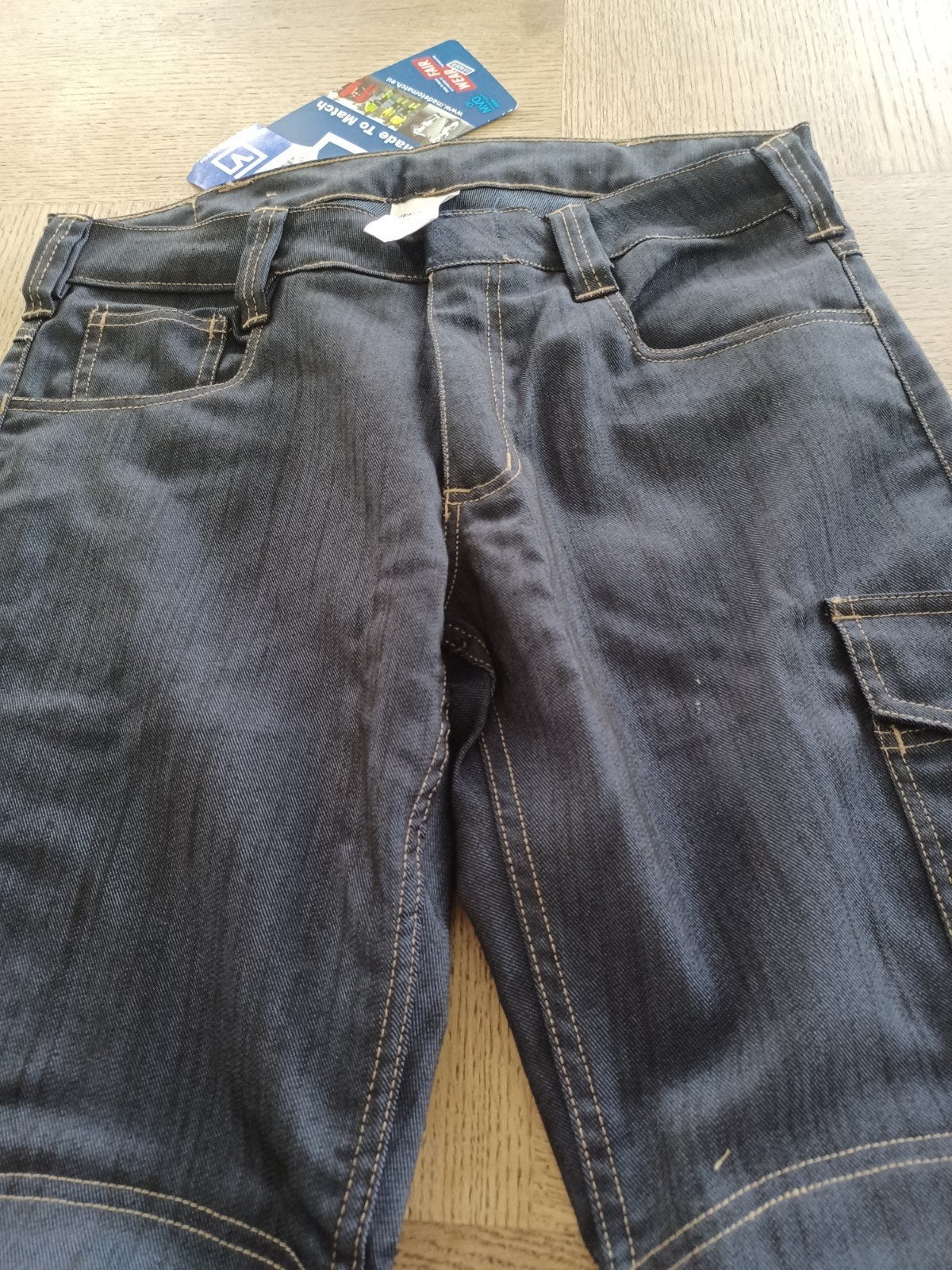 pantalon de travail taille 48 bleu foncé, Jardin & Terrasse, Enlèvement ou Envoi, Made to match PERTH, Utilisé, Hommes