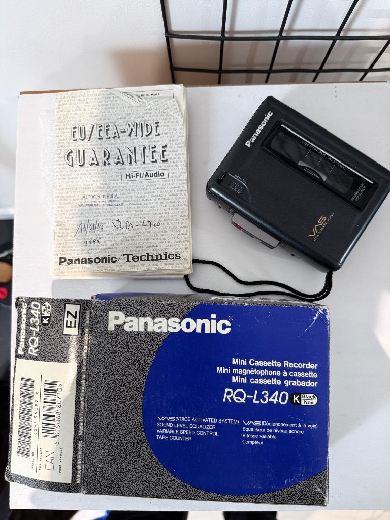 Panasonic RQ-L340 Compact Cassette Tape Recorder, Ophalen of Verzenden