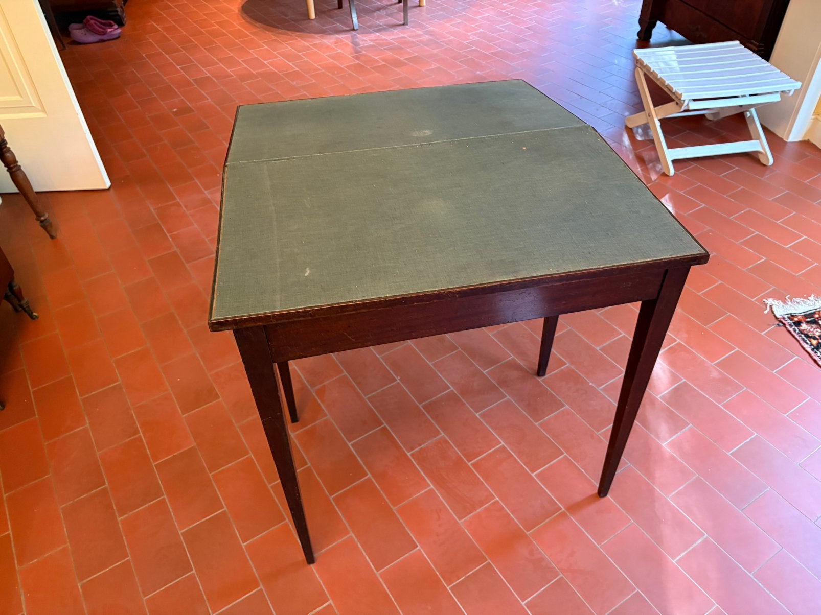 Table de jeu de cartes ancienne, Antiquités & Art, Enlèvement