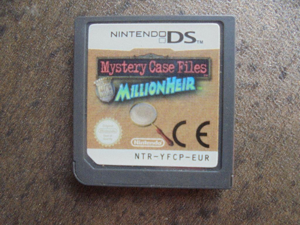 Mystery Case Files Millionheir voor DS (zie foto's), Games en Spelcomputers, Games | Nintendo DS, Puzzel en Educatief, Gebruikt