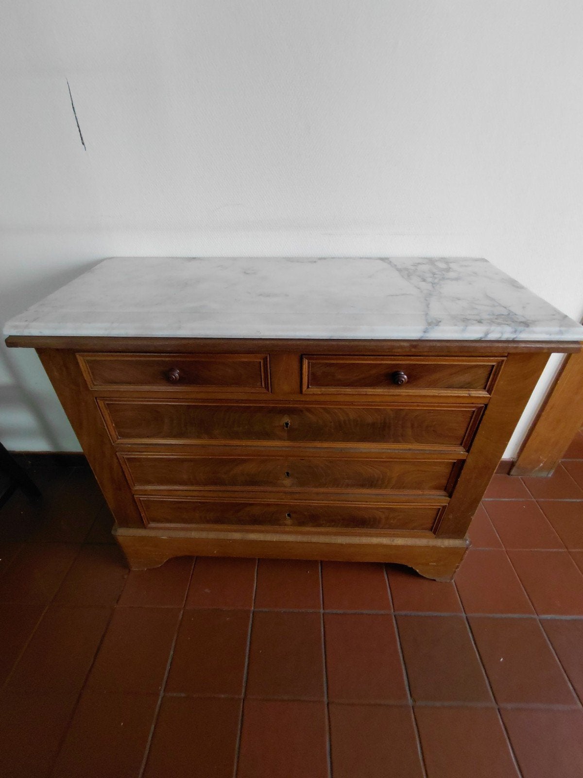 ladekast met marmeren blad, Huis en Inrichting, Ophalen