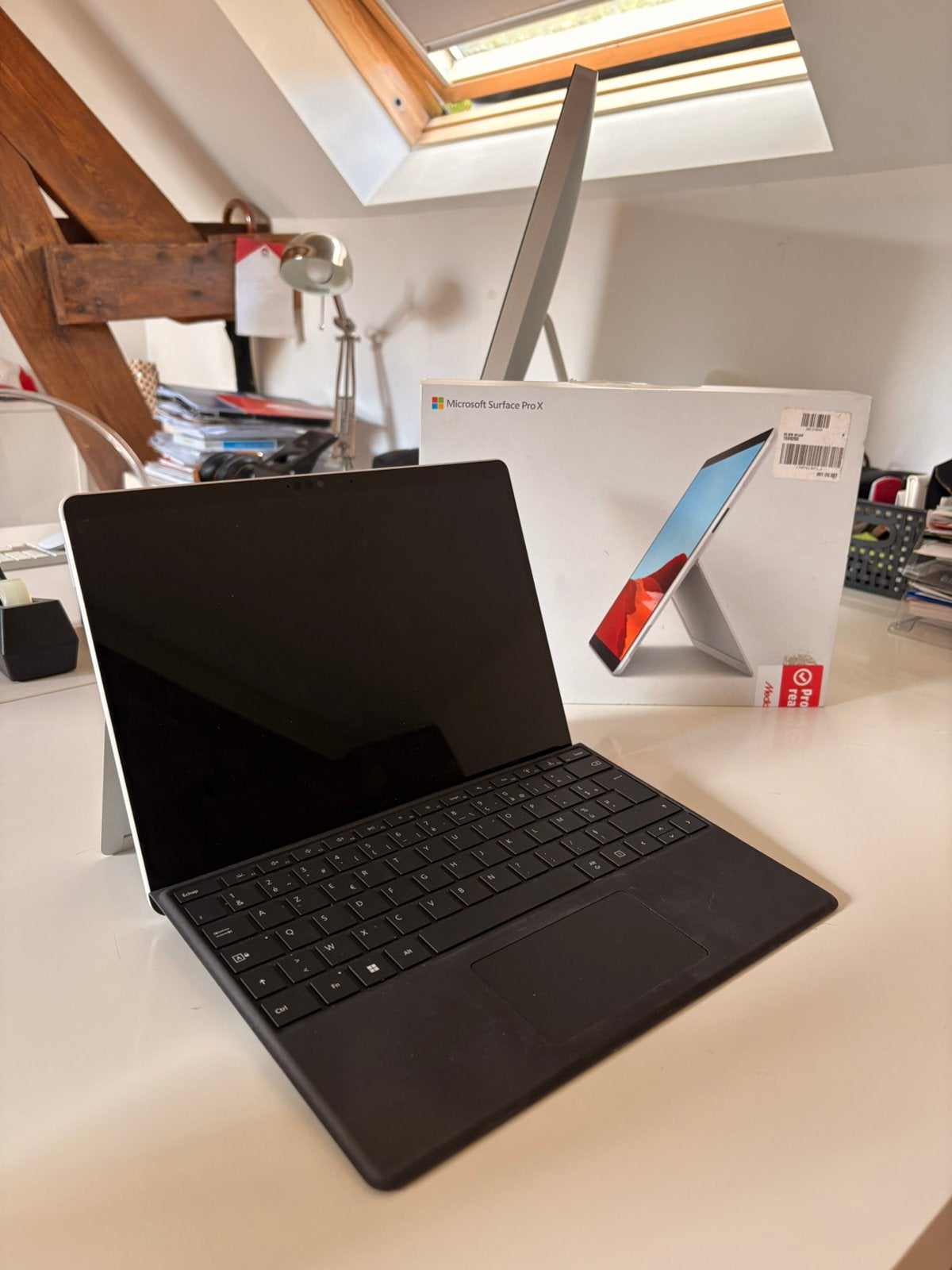 Microsoft Surface Pro X PC/tablet, Computers en Software, Met touchscreen, Ophalen of Verzenden, Zo goed als nieuw, Azerty