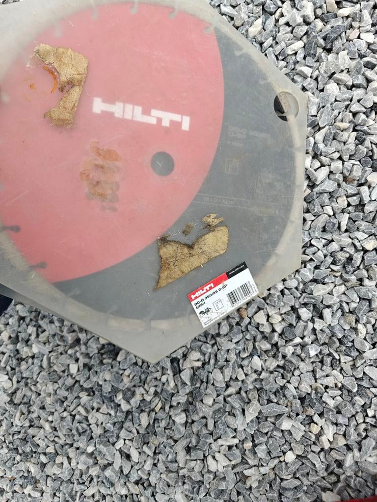 HILTI Diamantschijf voor doorslijper, Ophalen