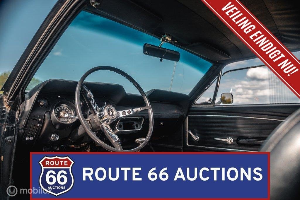 Ford Mustang | 1967 | Route 66 Auctions, Autos, Achat, Entreprise, Boîte manuelle, Autre carrosserie