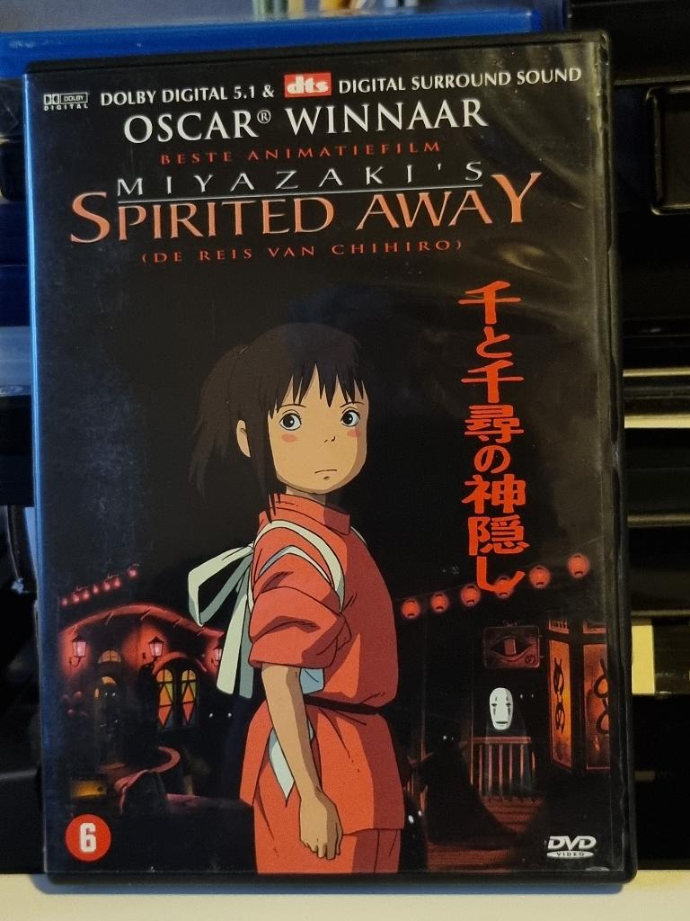 Spirited Away, Hayao Miyazaki, Oscar Winnar, Animatie, Cd's en Dvd's, Dvd's | Tekenfilms en Animatie, Ophalen of Verzenden
