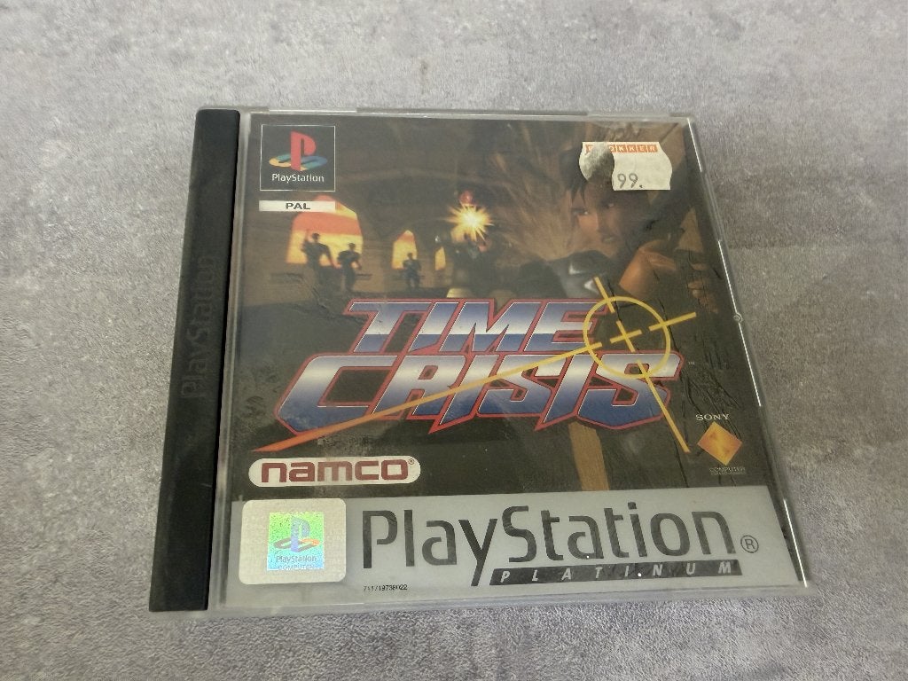 Time Crisis PS1 game (PAL), Gebruikt, Verzenden, Overige genres, 1 speler