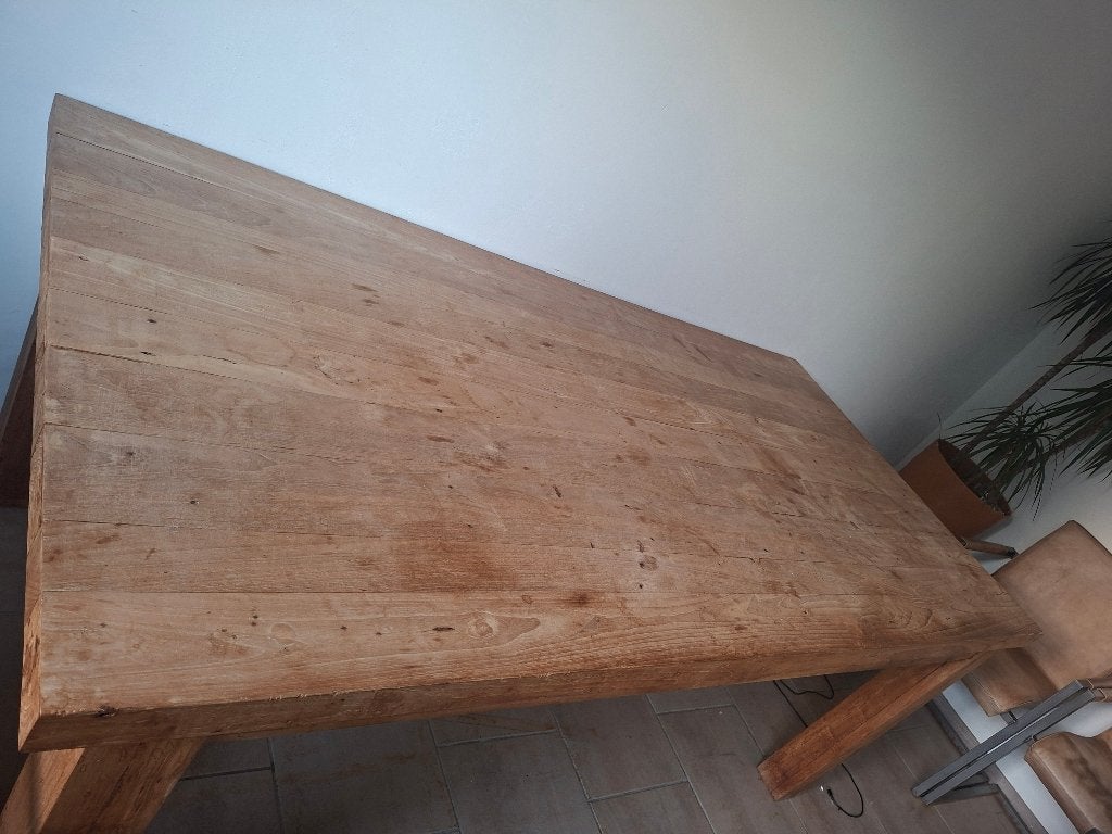 Teak tafel, Huis en Inrichting, Ophalen, Gebruikt, 100 tot 150 cm, Teakhout