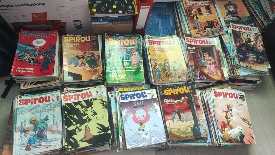 Spirou Magazine, Boeken, Stripverhalen, Meerdere stripboeken, Ophalen, Gelezen, Dupuis