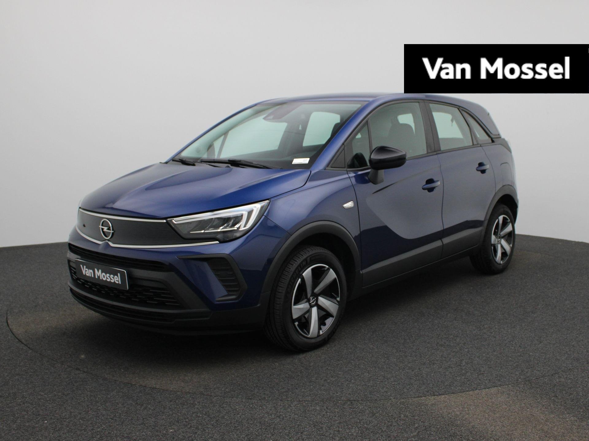 Opel Crossland 1.2 61kW S/S Edition, Auto's, Voorwielaandrijving, Stof, Gebruikt, Zwart